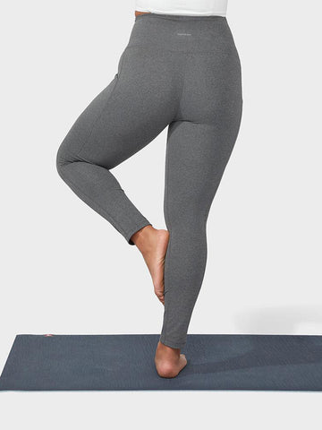 Manduka Renew High Rise Women's Leggings - Heathered Grey